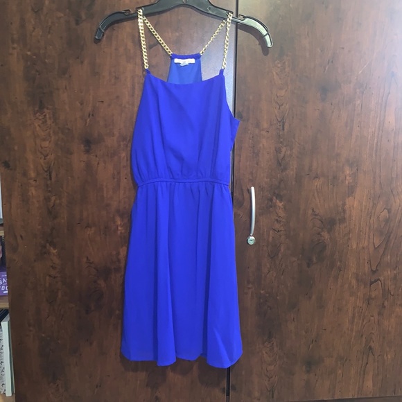 sky blue bridesmaids dresses Light Blue Cowl Neck Straps Calf-Length Bridesmaid Dress BD062 US10 / As Picture
